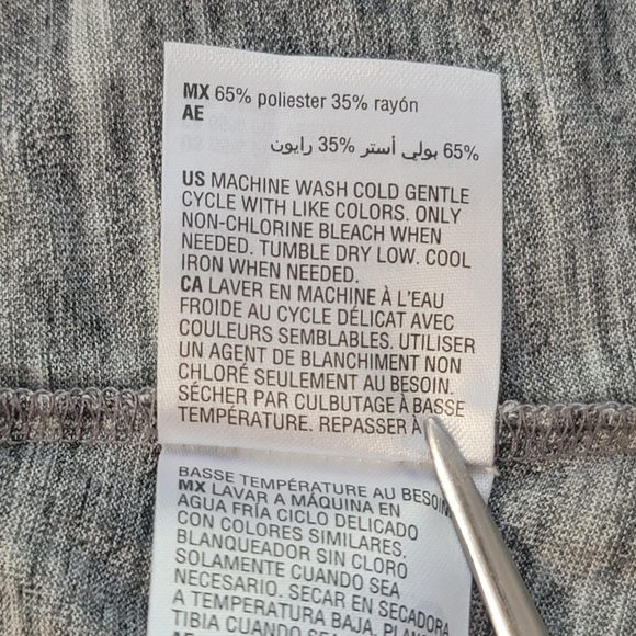 Style & Co. Womens Tank Top Silver  Size Medium M - Picture 13 of 16